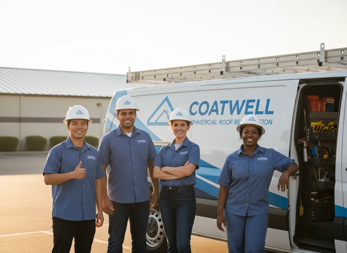 Commercial roof coating company in Brocton, IL